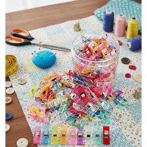 Quilting Clips for Supplies Crafting Tools 100 Pcs Assorted Sewing Clips Colors